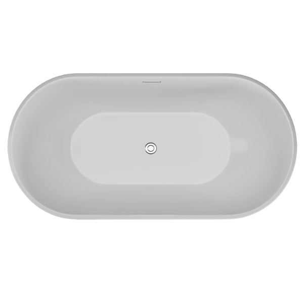 Polimat Uzo Wanna wolnostojąca 160x80 cm granatowa 00516