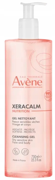 Avene Xera Calm Nutrition oczyszczający żel pod prysznic 750 ml