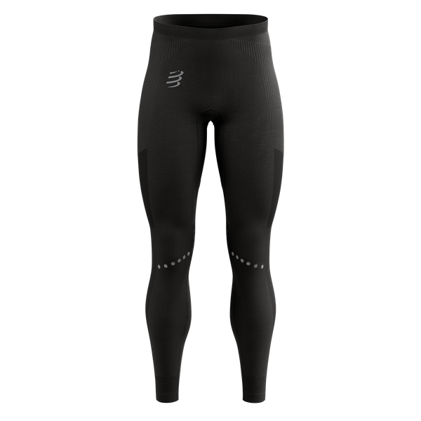 COMPRESSPORT Legginsy biegowe męskie WINTER RUN LEGGING black
