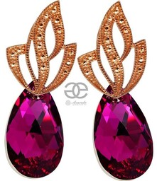 Kolczyki Crystal Admire Rose Gold Oryginalne Kryształy