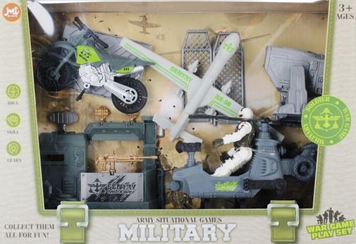 Euro-Trade, Zestaw wojskowy Baza z akcesoriami i figurką