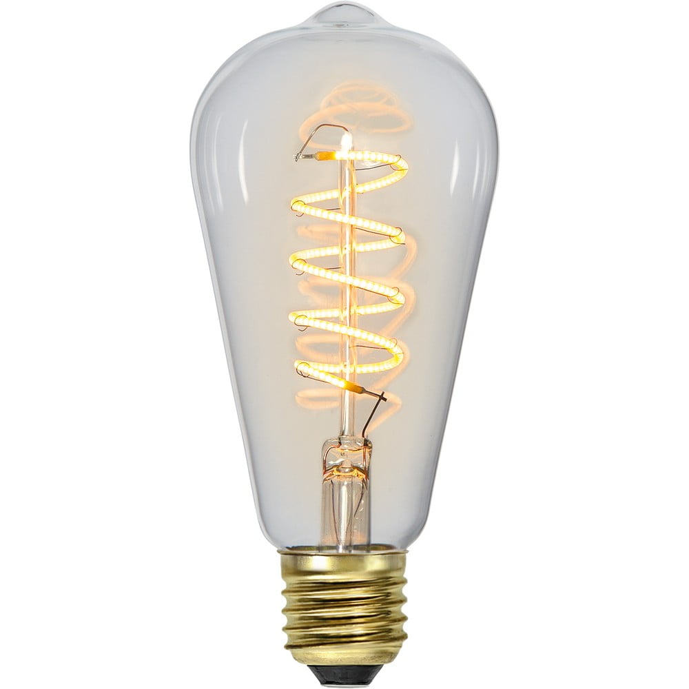 Żarówka LED/filamentowa ze ściemniaczem z ciepłym światłem z gwintem E27, 4 W Spiral Filament – Star Trading