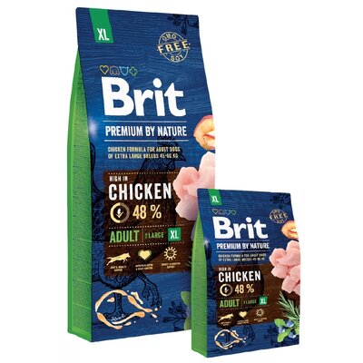 Brit Premium By Nature Adult Extra Large XL 15 kg
