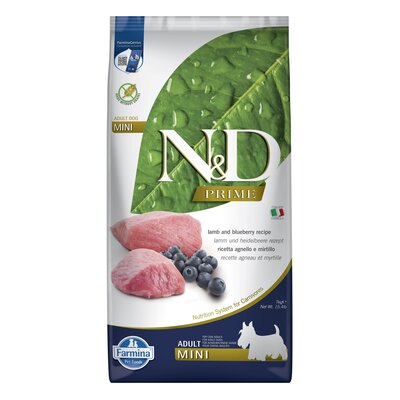 Farmina N&D Grain Free Lamb & Blueberry Adult Mini 7 kg