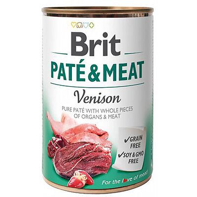 Brit Pate & Meat Venison Dziczyzna 800 g