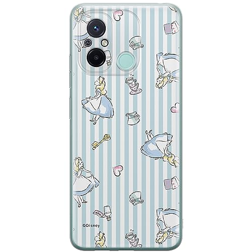 ERT GROUP etui na telefon Xiaomi REDMI 12C/ REDMI 11A, case oryginalny i oficjalnie licencjonowany przez Disney, wzór Alice 001, optymalnie dopasowane, plecki z TPU