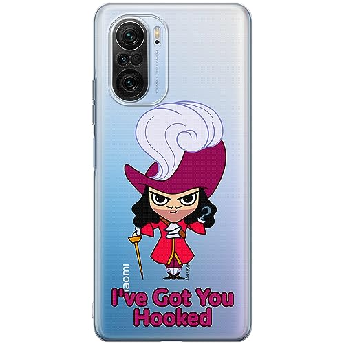 ERT GROUP etui na telefon Xiaomi MI 11i/ REDMI K40/K40 PRO/POCO F3/ F3 PRO, case oryginalny i oficjalnie licencjonowany przez Disney, wzór James Hook 001, plecki z TPU częściowo przeźroczyste