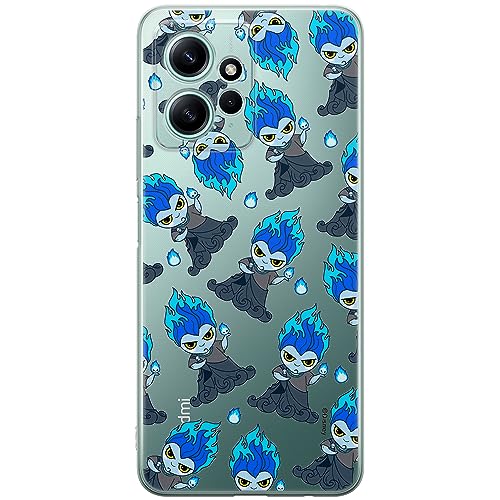 ERT GROUP etui na telefon Xiaomi REDMI NOTE 12 4G, case oryginalny i oficjalnie licencjonowany przez Disney, wzór Hades 002, optymalnie dopasowane, plecki z TPU częściowo przeźroczyste