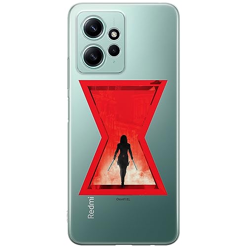 ERT GROUP etui na telefon Xiaomi REDMI NOTE 12 4G, case oryginalny i oficjalnie licencjonowany przez Marvel, wzór Black Widow 009, optymalnie dopasowane, plecki z TPU częściowo przeźroczyste