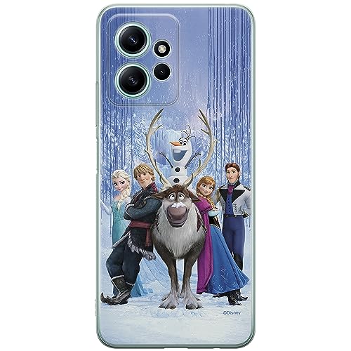 ERT GROUP etui na telefon Xiaomi REDMI NOTE 12 4G, case oryginalny i oficjalnie licencjonowany przez Disney, wzór Frozen 001, optymalnie dopasowane, plecki z TPU