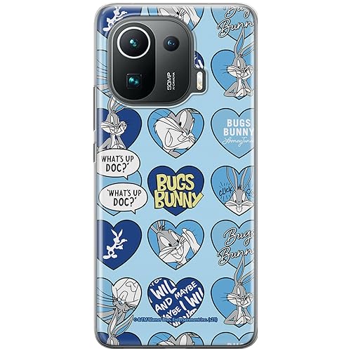 ERT GROUP etui na telefon Xiaomi MI 11 PRO, case oryginalny i oficjalnie licencjonowany przez Looney Tunes, wzór Bugs 021, optymalnie dopasowane, plecki z TPU