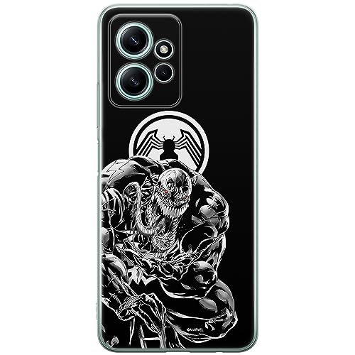 ERT GROUP etui na telefon Xiaomi REDMI NOTE 12 4G, case oryginalny i oficjalnie licencjonowany przez Marvel, wzór Venom 003, optymalnie dopasowane, plecki z TPU