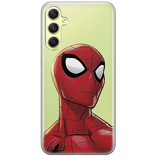 Etui Spider Man 003 Marvel Nadruk częściowy Przeźroczysty Producent: Samsung, Model: A34 5G