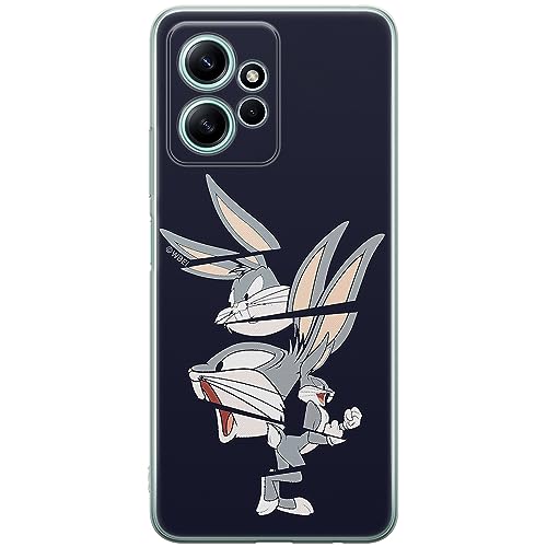 ERT GROUP etui na telefon Xiaomi REDMI NOTE 12 4G, case oryginalny i oficjalnie licencjonowany przez Looney Tunes, wzór Bugs 008, optymalnie dopasowane, plecki z TPU