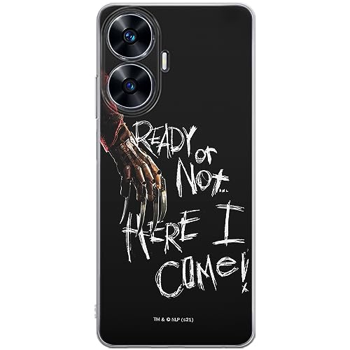 ERT GROUP etui na telefon Realme C55, case oryginalny i oficjalnie licencjonowany przez Horror, wzór Nightmare of Elm Street 001, optymalnie dopasowane, plecki z TPU
