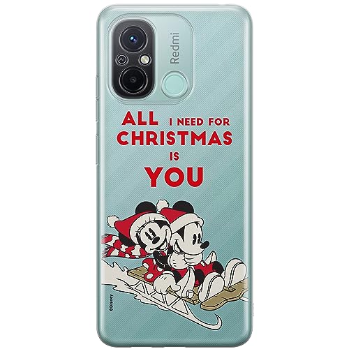 ERT GROUP etui na telefon Xiaomi REDMI 12C/ REDMI 11A, case oryginalny i oficjalnie licencjonowany przez Disney, wzór Mickey & Minnie 015, optymalnie dopasowane, plecki z TPU częściowo przeźroczyste
