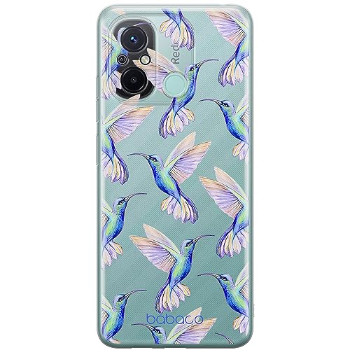 ERT GROUP etui na telefon Xiaomi REDMI 12C/ REDMI 11A, case oryginalny i oficjalnie licencjonowany przez Babaco, wzór Hummingbird 002, optymalnie dopasowane, plecki z TPU częściowo przeźroczyste