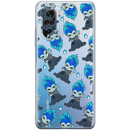 ERT GROUP etui na telefon Xiaomi MI 11i/ REDMI K40/K40 PRO/POCO F3/ F3 PRO, case oryginalny i oficjalnie licencjonowany przez Disney, wzór Hades 002, plecki z TPU częściowo przeźroczyste