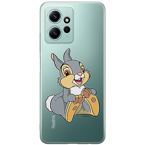 ERT GROUP etui na telefon Xiaomi REDMI NOTE 12 4G, case oryginalny i oficjalnie licencjonowany przez Disney, wzór Thumper 002, optymalnie dopasowane, plecki z TPU częściowo przeźroczyste