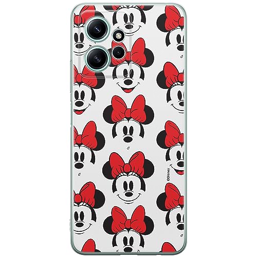 ERT GROUP etui na telefon Xiaomi REDMI NOTE 12 4G, case oryginalny i oficjalnie licencjonowany przez Disney, wzór Minnie 058, optymalnie dopasowane, plecki z TPU