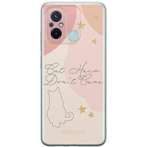 ERT GROUP etui na telefon Xiaomi REDMI 12C/ REDMI 11A, case oryginalny i oficjalnie licencjonowany przez Babaco, wzór Cats 007, optymalnie dopasowane, plecki z TPU