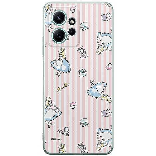 ERT GROUP etui na telefon Xiaomi REDMI NOTE 12 4G, case oryginalny i oficjalnie licencjonowany przez Disney, wzór Alice 001, optymalnie dopasowane, plecki z TPU