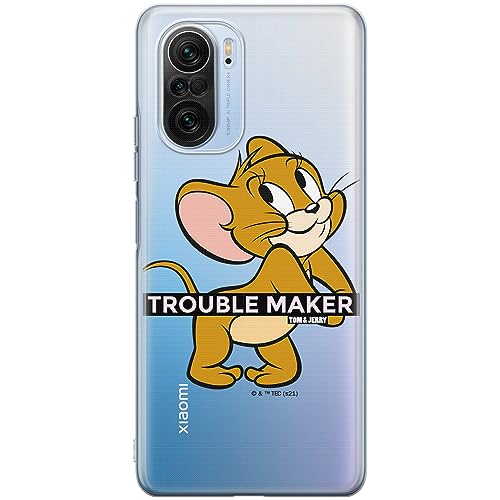 ERT GROUP etui na telefon Xiaomi MI 11i/ REDMI K40/K40 PRO/POCO F3/ F3 PRO, case oryginalny i oficjalnie licencjonowany przez Tom & Jerry, wzór 012, plecki z TPU częściowo przeźroczyste