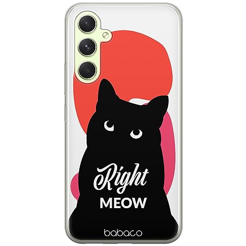ERT GROUP etui na telefon Samsung A54 5G, case oryginalny i oficjalnie licencjonowany przez Babaco, wzór Cats 004, optymalnie dopasowane, plecki z TPU