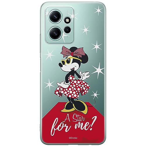 ERT GROUP etui na telefon Xiaomi REDMI NOTE 12 4G, case oryginalny i oficjalnie licencjonowany przez Disney, wzór Minnie 044, optymalnie dopasowane, plecki z TPU częściowo przeźroczyste