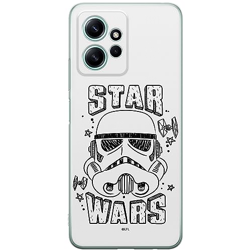 ERT GROUP etui na telefon Xiaomi REDMI NOTE 12 4G, case oryginalny i oficjalnie licencjonowany przez Star Wars, wzór Stormtrooper 013, optymalnie dopasowane, plecki z TPU