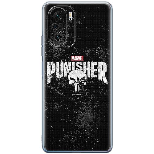 ERT GROUP etui na telefon Xiaomi MI 11i/ REDMI K40/K40 PRO/POCO F3/ F3 PRO, case oryginalny i oficjalnie licencjonowany przez Marvel, wzór Punisher 003, optymalnie dopasowane, plecki z TPU