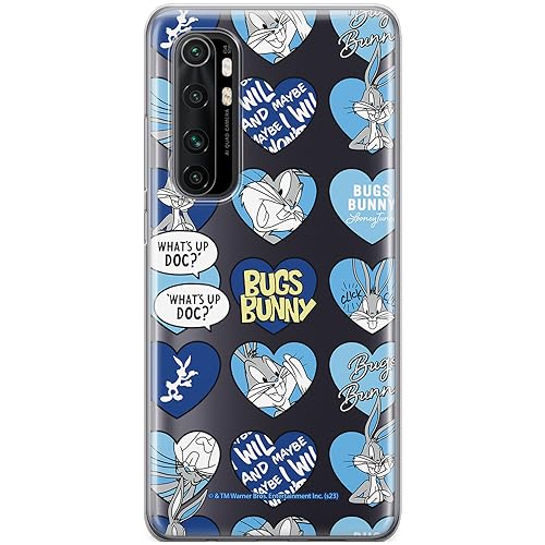 ERT GROUP etui na telefon Xiaomi MI NOTE 10 Lite, case oryginalny i oficjalnie licencjonowany przez Looney Tunes, wzór Bugs 021, optymalnie dopasowane, plecki z TPU częściowo przeźroczyste