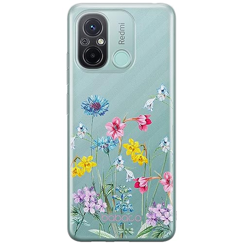 ERT GROUP etui na telefon Xiaomi REDMI 12C/ REDMI 11A, case oryginalny i oficjalnie licencjonowany przez Babaco, wzór Flowers 040, optymalnie dopasowane, plecki z TPU częściowo przeźroczyste