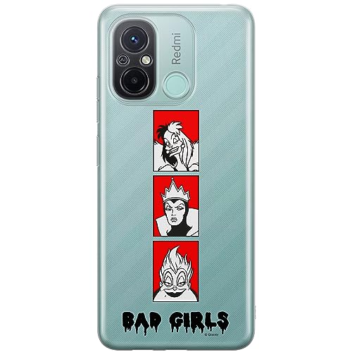 ERT GROUP etui na telefon Xiaomi REDMI 12C/ REDMI 11A, case oryginalny i oficjalnie licencjonowany przez Disney, wzór Disney Villains 001, optymalnie dopasowane, plecki z TPU częściowo przeźroczyste