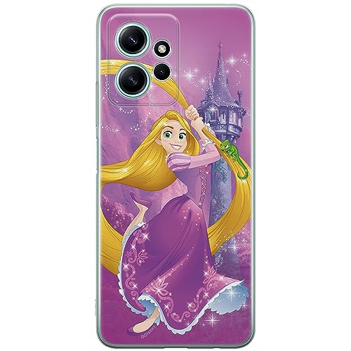 Etui Roszpunka i Pascal 003 Disney Nadruk pełny Fioletowy Producent: Xiaomi, Model: REDMI NOTE 12 4G