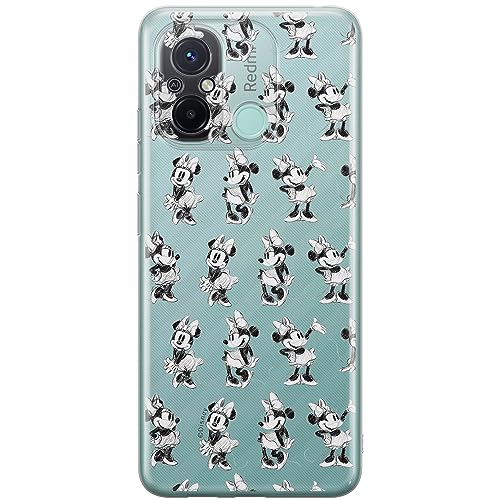 ERT GROUP etui na telefon Xiaomi REDMI 12C/ REDMI 11A, case oryginalny i oficjalnie licencjonowany przez Disney, wzór Minnie 018, optymalnie dopasowane, plecki z TPU częściowo przeźroczyste