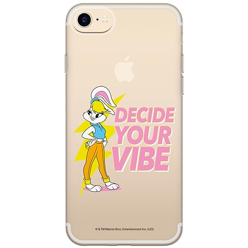 ERT GROUP etui na telefon Iphone 7/8/ SE 2/ SE 3, case oryginalny i oficjalnie licencjonowany przez Looney Tunes, wzór Lola 006, optymalnie dopasowane, plecki z TPU częściowo przeźroczyste