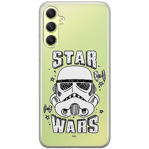 ERT GROUP etui na telefon Samsung A34 5G, case oryginalny i oficjalnie licencjonowany przez Star Wars, wzór Stormtrooper 013, optymalnie dopasowane, plecki z TPU częściowo przeźroczyste