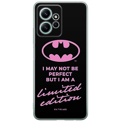 ERT GROUP etui na telefon Xiaomi REDMI NOTE 12 4G, case oryginalny i oficjalnie licencjonowany przez DC, wzór Batman 062, optymalnie dopasowane, plecki z TPU