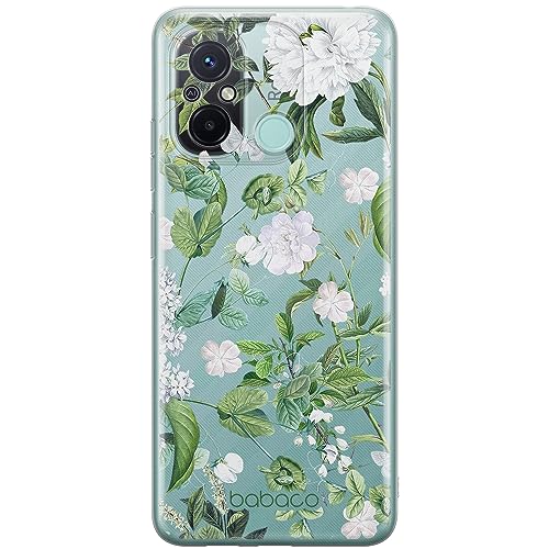 ERT GROUP etui na telefon Xiaomi REDMI 12C/ REDMI 11A, case oryginalny i oficjalnie licencjonowany przez Babaco, wzór Flowers 034, optymalnie dopasowane, plecki z TPU częściowo przeźroczyste