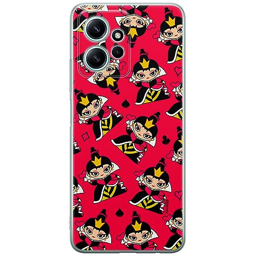 Etui dedykowane do Xiaomi REDMI NOTE 12 4G wzór:  Królowa Kier 002 oryginalne i oficjalnie licencjonowane