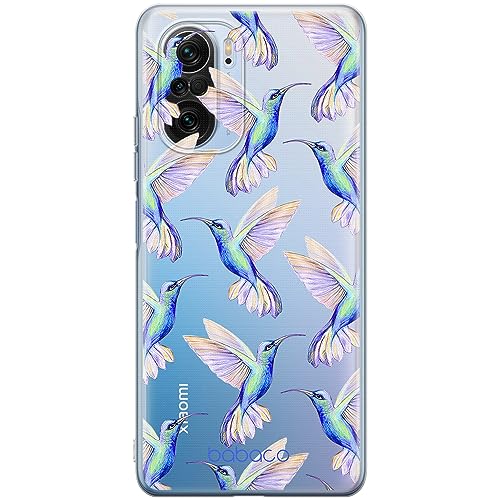 ERT GROUP etui na telefon Xiaomi MI 11i/ REDMI K40/K40 PRO/POCO F3/ F3 PRO, case oryginalny i oficjalnie licencjonowany przez Babaco, wzór Hummingbird 002, plecki z TPU częściowo przeźroczyste