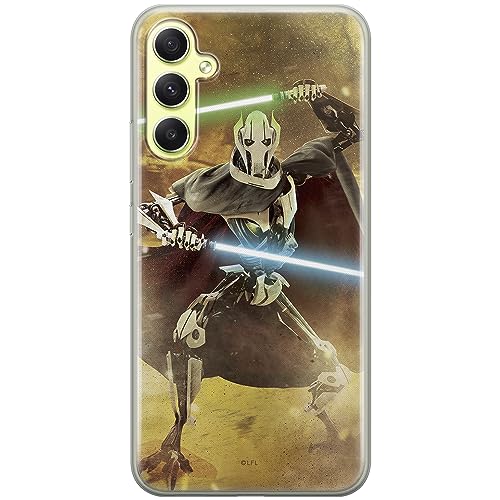 ERT GROUP etui na telefon Samsung A34 5G, case oryginalny i oficjalnie licencjonowany przez Star Wars, wzór Grievous 001, optymalnie dopasowane, plecki z TPU