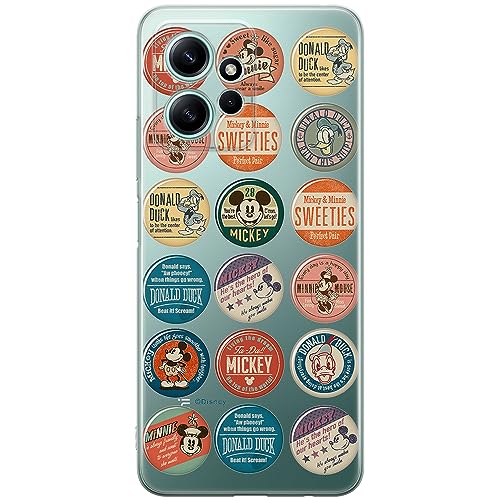 ERT GROUP etui na telefon Xiaomi REDMI NOTE 12 4G, case oryginalny i oficjalnie licencjonowany przez Disney, wzór Mickey & Friends 003, optymalnie dopasowane, plecki z TPU częściowo przeźroczyste