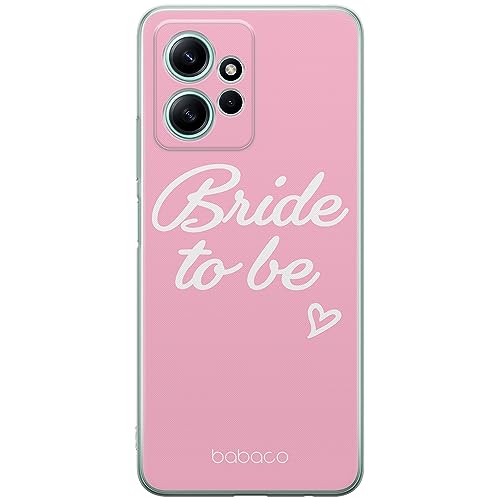 ERT GROUP etui na telefon Xiaomi REDMI NOTE 12 4G, case oryginalny i oficjalnie licencjonowany przez Babaco, wzór Bride to be 001, optymalnie dopasowane, plecki z TPU