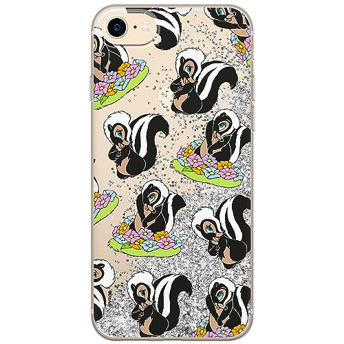 ERT GROUP etui na telefon Apple Iphone 7/8/ SE 2/ SE 3, case oryginalny i oficjalnie licencjonowany przez Disney, wzór Pepe Le Pew 003, optymalnie dopasowane, z efektem płynnego brokatu