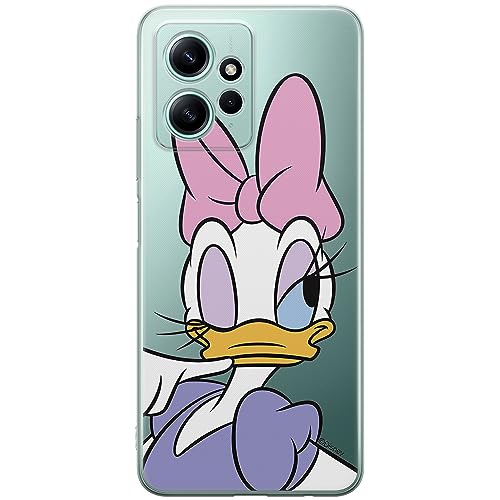 ERT GROUP etui na telefon Xiaomi REDMI NOTE 12 4G, case oryginalny i oficjalnie licencjonowany przez Disney, wzór Daisy 003, optymalnie dopasowane, plecki z TPU częściowo przeźroczyste