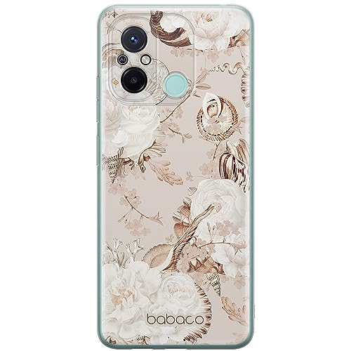 ERT GROUP etui na telefon Xiaomi REDMI 12C/ REDMI 11A, case oryginalny i oficjalnie licencjonowany przez Babaco, wzór Flowers 045, optymalnie dopasowane, plecki z TPU