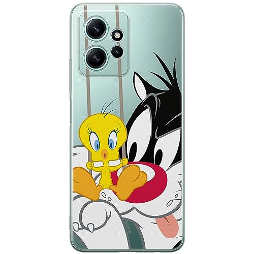 Etui dedykowane do Xiaomi REDMI NOTE 12 4G wzór:  Sylwester i Tweety 002 oryginalne i oficjalnie licencjonowane