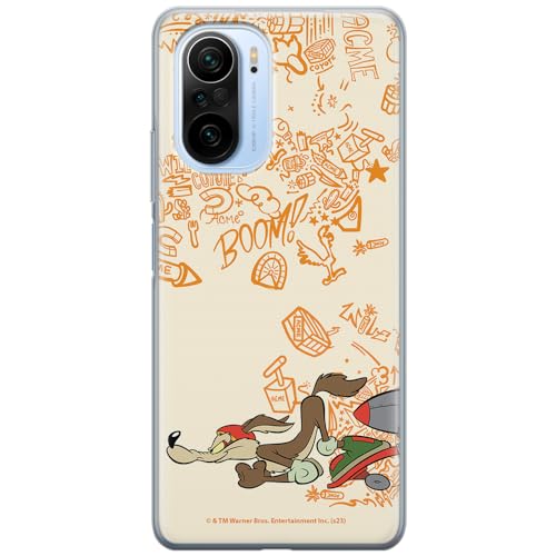 ERT GROUP etui na telefon Xiaomi MI 11i/ REDMI K40/K40 PRO/POCO F3/ F3 PRO, case oryginalny i oficjalnie licencjonowany przez Looney Tunes, wzór Coyote 002, optymalnie dopasowane, plecki z TPU